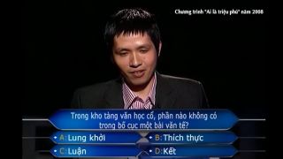 Danh tính người đầu tiên tiến đến câu 15 của Ai Là Triệu Phú, dùng tiền thưởng làm điều đặc biệt
