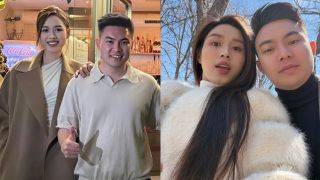 Hoa hậu Đỗ Thị Hà báo tin vui với doanh nhân Viết Vương