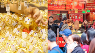 Cập nhật giá vàng hôm nay 20/10: Vàng SJC vàng 9999 giảm 'chạm đáy' phiên sáng, cảnh báo đảo chiều