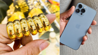 Giá vàng hôm nay chiều 21/10 tiếp tục lùi sâu, có nơi bốc hơi tới nửa triệu đồng, iPhone 13 Pro Max cũ rẻ bèo