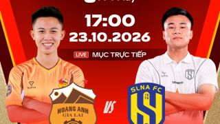Lịch thi đấu bóng đá Việt Nam hôm nay 23/10: HAGL gặp thử thách lớn; Thể Công Viettel đối đầu Bắc Ninh FC