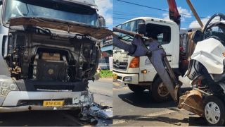 Xe tập lái bể nát sau va chạm với xe tải ở Lâm Đồng: Danh tính học viên tử vong, thầy giáo gãy chân