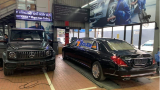 Siêu phẩm Mercedes-Maybach S600 Pullman của Chủ tịch FLC bất ngờ xuất hiện ở Nghệ An