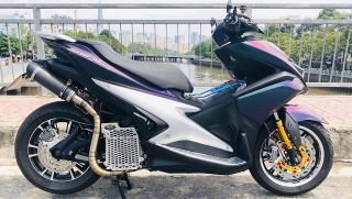 'Vua tốc độ' Yamaha NVX 200cc đầu tiên tại Việt Nam, cho Air Blade, ADV 150 'hít khói'