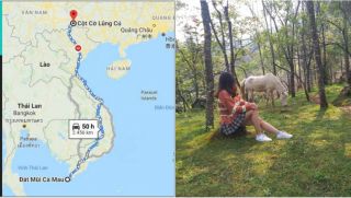 CĐM sửng sốt trước hành trình “không tưởng” đi bộ xuyên Việt của cô gái miền Tây