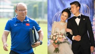 Quà cưới đặc biệt HLV Park Hang Seo tặng vợ chồng Duy Mạnh - Quỳnh Anh