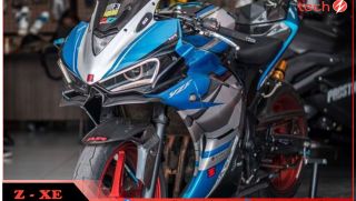 Cận cảnh Yamaha R25 cực độc với diện mạo dữ dằn hầm hố