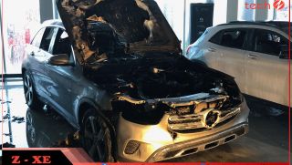 Video: Mercedes GLC đột nhiên bốc cháy trong đại lý, cộng đồng mạng trổ tài thám tử