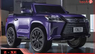 Lexus LX570 bất ngờ có phiên bản mui trần với màu sơn tím độc nhất vô nhị