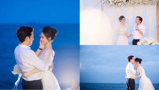 Trường Giang - Nhã Phương tung trọn bộ ảnh lễ đính hôn bí mật ở bãi biển giấu kín bấy lâu