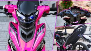 Yamaha Exciter 135 phong cách siêu nhân hồng khiến dân chơi cũng phải tò mò