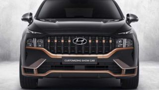 Hyundai Santa Fe 2021 bất ngờ có gói độ ngoại hình 'đạo nhái' Lamborghini Urus