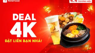 Săn thương hiệu xịn chỉ với 1K trong Đại tiệc thương hiệu NowFood 4.4