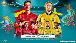 Link xem trực tiếp Tây Ban Nha vs Thụy Điển- Bảng E EURO 2020: Link VTV3 HD nhanh, chính xác nhất
