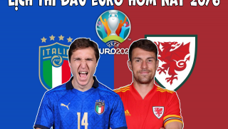 Lịch thi đấu EURO 2021 hôm nay 20/6: Italia vs Xứ Wales - Trận đấu thủ tục, cục diện bảng A an bài