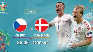Link  xem trực tiếp bóng đá CH Séc vs Đan Mạch - vòng tứ kết Euro 2021: Link VTV6 HD chuẩn nhất