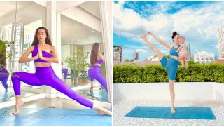 Hồ Ngọc Hà khoe ‘visual’ đỉnh cao, vừa bế Lisa vừa tập yoga khiến CĐM ‘choáng váng’