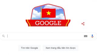 Google thay biểu tượng trang chủ chào mừng ngày Quốc Khánh Việt Nam