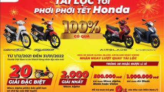 Đạt doanh số 'khủng', Honda tung ưu đãi cho Wave Alpha, Vision cùng loạt xe cận Tết Nguyên đán