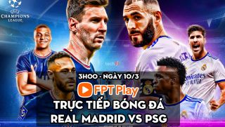 Trực tiếp bóng đá Real Madrid vs PSG [3h00, 10/3]; Trực tiếp Champions League hôm nay