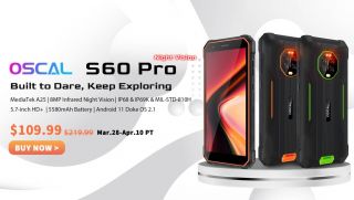 Blackview OSCAL S60 Pro trình làng với khả năng quay chụp xuyên màn đêm và độ bền siêu cấp