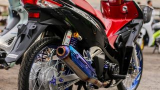 Bản độ Honda Wave 125i đẹp lung linh với loạt 'đồ chơi' đắt đỏ