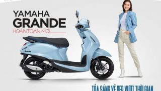 Yamaha Grande 2022 hoàn toàn mới trình làng: Thiết kế đẹp mắt, tiết kiệm nhiên liệu hơn đời cũ