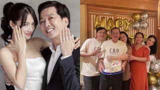 Nhã Phương bênh vực Trường Giang khi ông xã vắng bóng trong sinh nhật bố vợ