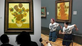 Bức họa đắt giá của Van Gogh bị tạt chất bẩn vì lý do gây phẫn nộ