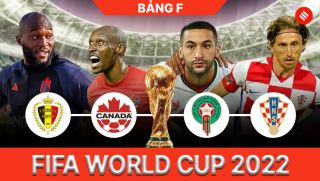 Bảng xếp hạng World Cup 2022 - Bảng F: Khó có bất ngờ, Bỉ vs Croatia thị uy sức mạnh?
