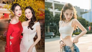 Ngọc Trinh diện outfit đỏ tại sự kiện, nhan sắc thế nào qua camera thường?