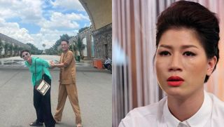 CĐM 'đào' lại ảnh Trang Khàn tạo dáng bị bắt trước KDL Đại Nam sau khi phủ nhận tin tạm giam
