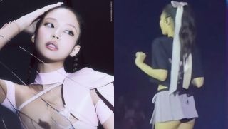 Vừa bị chê mặc váy cũn cỡn, Jennie (BLACKPINK) lại ‘đụng hàng’ với siêu mẫu Bella Hadid