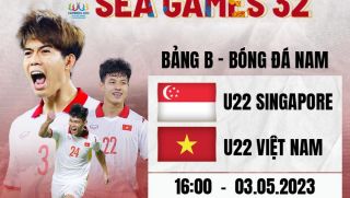 Xem trực tiếp bóng đá U22 Việt Nam vs U22 Singapore ở đâu, kênh nào? Link xem SEA Games 32 VTV5 HD