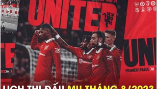 Lịch thi đấu MU tháng 8/2023: Tâm điểm đại chiến Tottenham, thẳng tiến top 1 Ngoại hạng Anh?