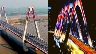Cây cầu thép dây văng lớn nhất Việt Nam: Giá hơn 13.600 tỷ, có tới 1.280 chiếc đèn led