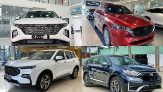 Loạt SUV cỡ C giảm giá 'sập sàn' tháng 10: Hyundai Tucson tung đòn 'chí mạng’ với CX-5 và CR-V