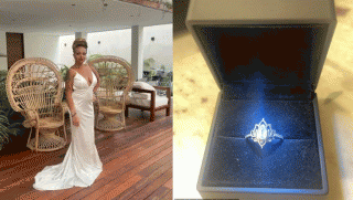 Một người phụ nữ đã tự tổ chức lễ cưới với chính mình: Tự đọc lời thề và đeo nhẫn cưới tuyệt đẹp