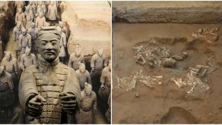 Dấu tích cỗ xe cừu 2.000 năm cực hiếm được phát hiện gần 'Đội quân đất nung' của Tần Thủy Hoàng