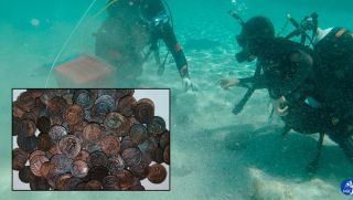 Tìm thấy hơn 30.000 đồng xu cổ niên đại hàng ngàn năm ngoài khơi biển Sardinia