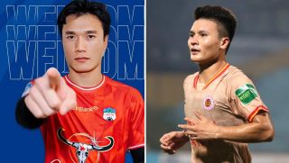 Bảng xếp hạng V.League 2023/24 mới nhất: Bùi Tiến Dũng 'cứu nguy' cho HAGL; Quang Hải lập kỷ lục?