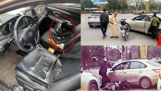 Người đàn ông dùng mũ bảo hiểm đập vỡ kính ô tô là cán bộ hải quan, chồng nữ tài xế tiết lộ bất ngờ