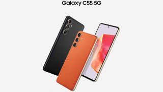 Galaxy C55 ra mắt, thiết kế đẹp như Galaxy S24, màn hình lớn ngang iPhone 15 Pro Max, mặt lưng bọc da cao cấp
