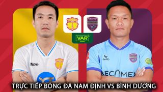 Trực tiếp bóng đá Nam Định vs Bình Dương - Vòng 17 V.League: Văn Toàn rực sáng tại Thiên Trường