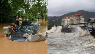 Siêu bão mới gây thời tiết nguy hiểm, gió mạnh lên ở khu vực Bắc Biển Đông