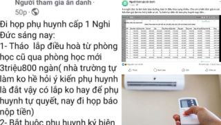 Vụ trường thu 3,8 triệu chỉ để di dời 2 chiếc điều hoà: Phụ huynh kêu ‘oai oái’ vì giá quá ‘chặt chém’