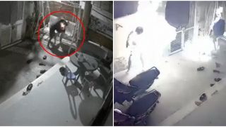 Đang ngồi xích đu, vợ bị chồng tưới xăng đốt cháy ngùn ngụt, đoạn clip gây ám ảnh