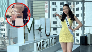 Phản ứng khó hiểu của Kỳ Duyên khi bị nhân viên an ninh ở Miss Universe nhắc nhở