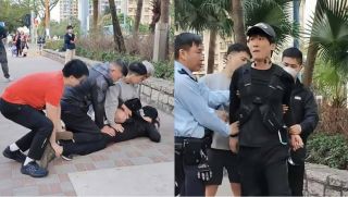 Xôn xao 1 ca sĩ đình đám bất ngờ bị cảnh sát vây bắt, đè xuống đất trấn áp ngay trên phố