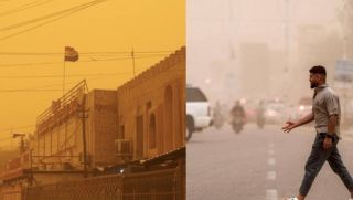 Xuất hiện cơn bão cát khiến thành phố bao trùm bởi màu da cam, người dân nhập viện vì mắc bệnh về hô hấp